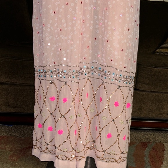 Free People • Small • New Romantics • Pink/Silver • Sequins • Boho Jumpsuit •New - Picture 11 of 15